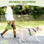 Dog Poop Bags Rolls 420 Counts: TVOOD Extra Thick Poop Bags for Dogs Leak-proof Scented Pet Waste Bags for Doggie Poo - with 2 Dispenser, Green