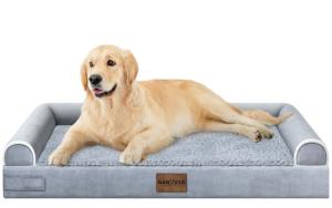 Orthopedic Memory Foam Dog Bed with Washable Cover