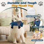 Squeaky Plush Dog Toys for Active Chewers