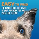 Nerf Dog Tire Flyer Disc Toy for Fetch