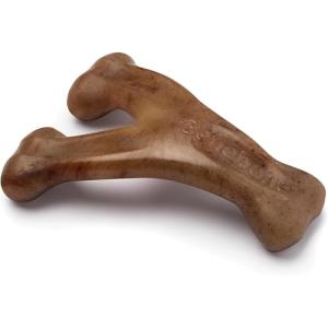 Benebone Wishbone Dog Chew Toy with Real Bacon