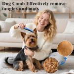 Self-Cleaning Slicker Brush & Comb for Pets