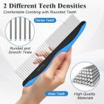 Self-Cleaning Slicker Brush & Comb for Pets