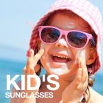 Kids Polarized Sunglasses with Strap - Pink