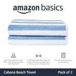 Sky Blue Stripe Pool & Beach Towels - 2 Pack