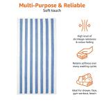 Sky Blue Stripe Pool & Beach Towels - 2 Pack