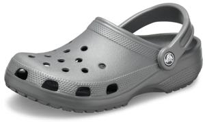 Slate Grey Classic Crocs for Everyone, Size 13/15