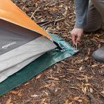 Waterproof Camping Tarp - 9.5x11.3 Feet, Dark Green