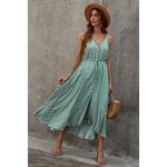 Brovave Women's Boho Polka Dot Midi Sundress