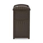 Suncast 33 Gallon Outdoor Trash Can with Lid