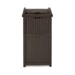 Suncast 33 Gallon Outdoor Trash Can with Lid