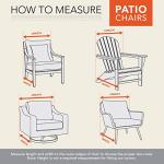 Weather-Resistant Patio Chair Cover in Khaki