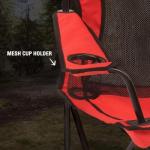 Coleman Mesh Quad Camping Chair with Cup Holder