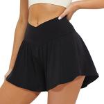 FireSwan Women's 2-in-1 Running Shorts with Pockets