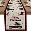 Red Buffalo Plaid Christmas Table Runner 13x72 Inches