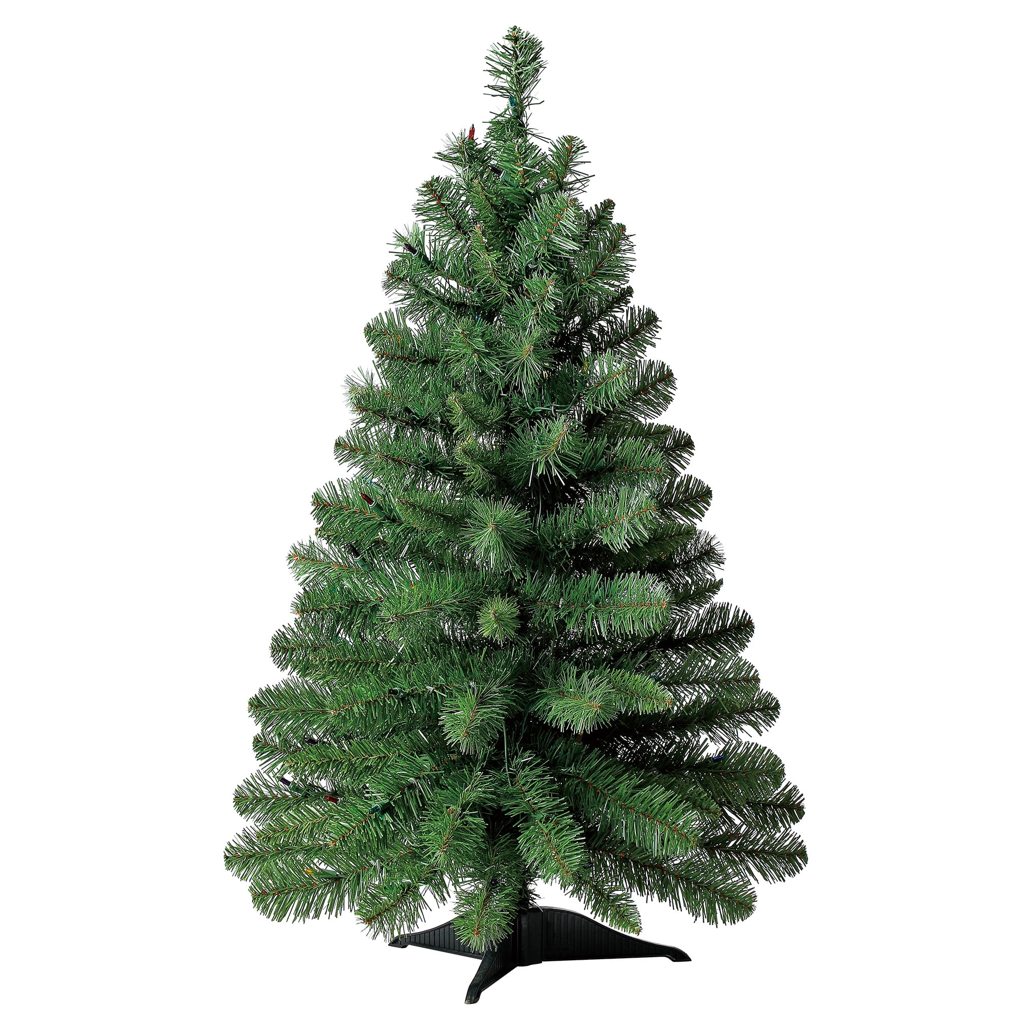 3ft Pre-Lit Christmas Tree with Multicolor Lights
