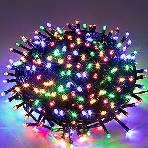 Multicolor Christmas Tree Lights, 240 LED - 78.4 FT