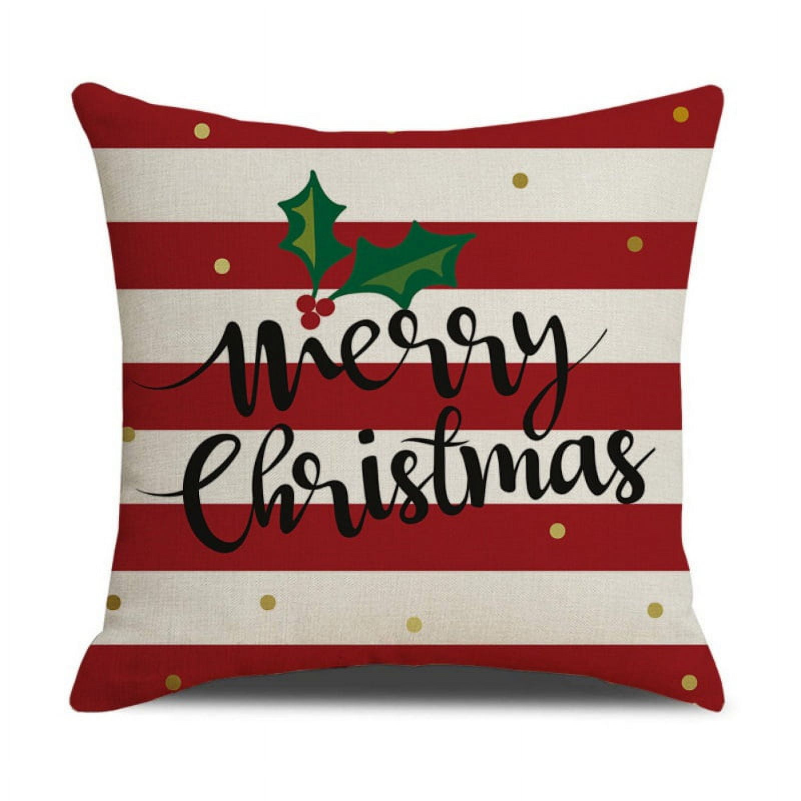 Christmas Pillow Cover - Linen & Cotton