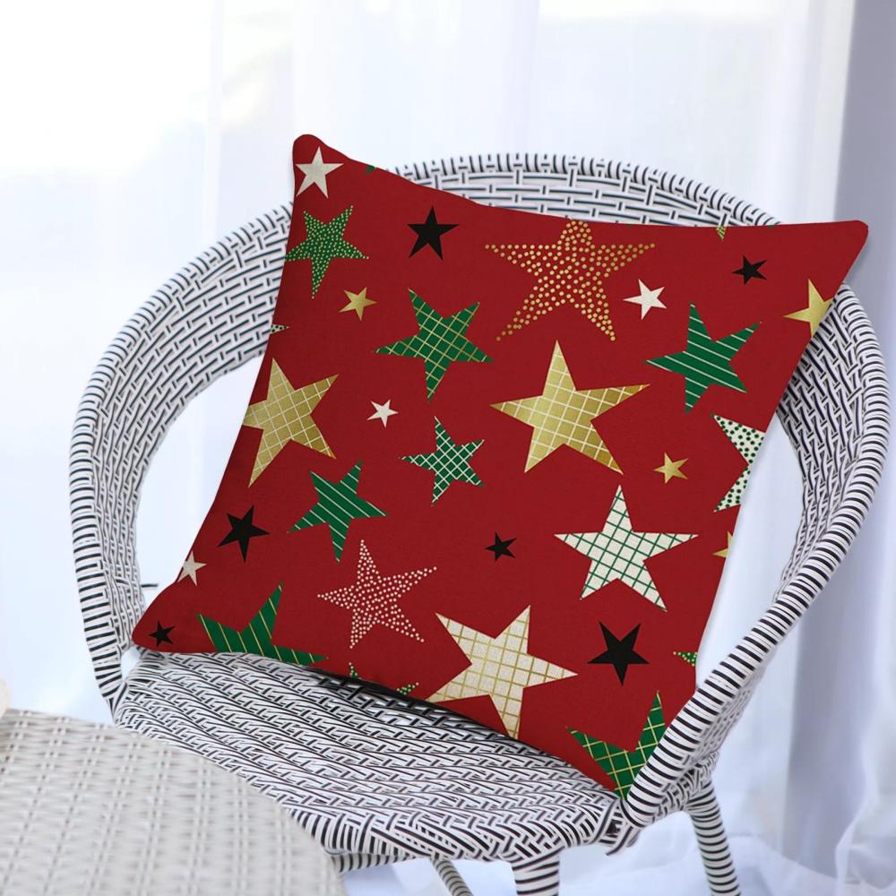 Christmas Pillow Cover - Linen & Cotton