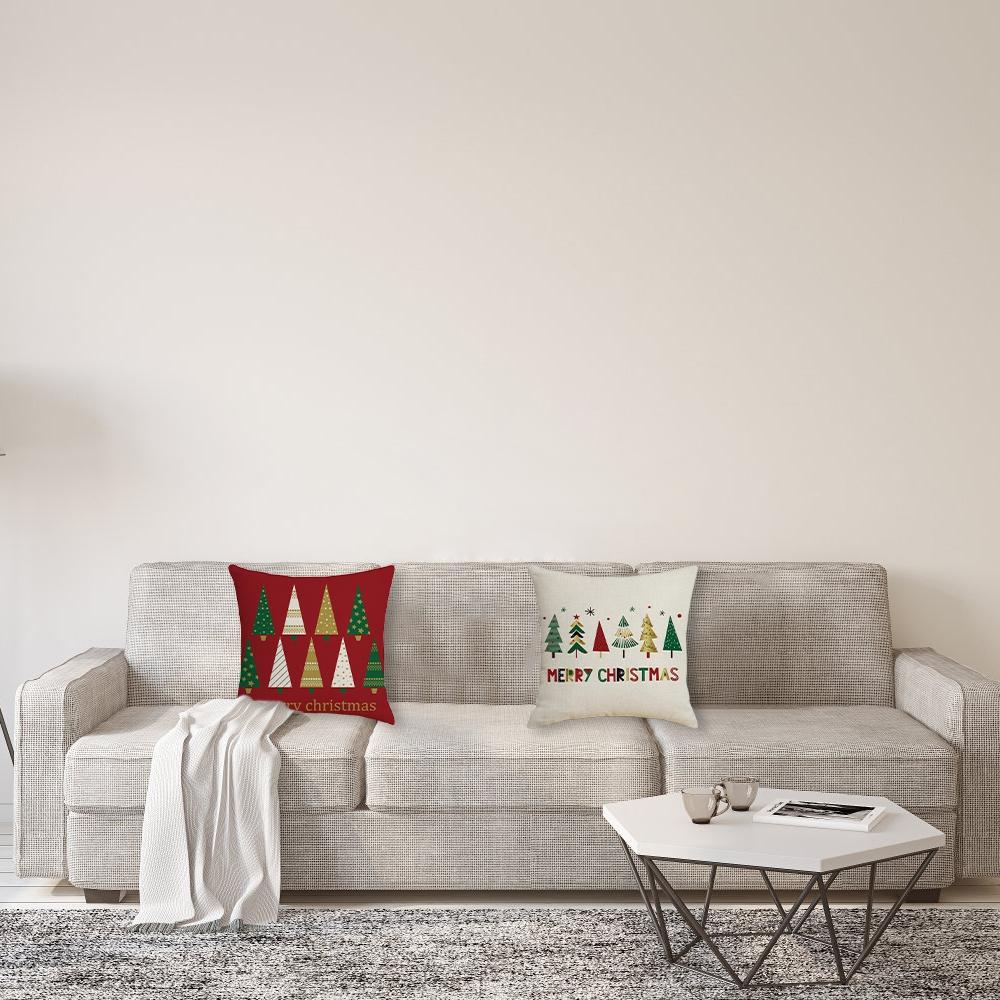 Christmas Pillow Cover - Linen & Cotton