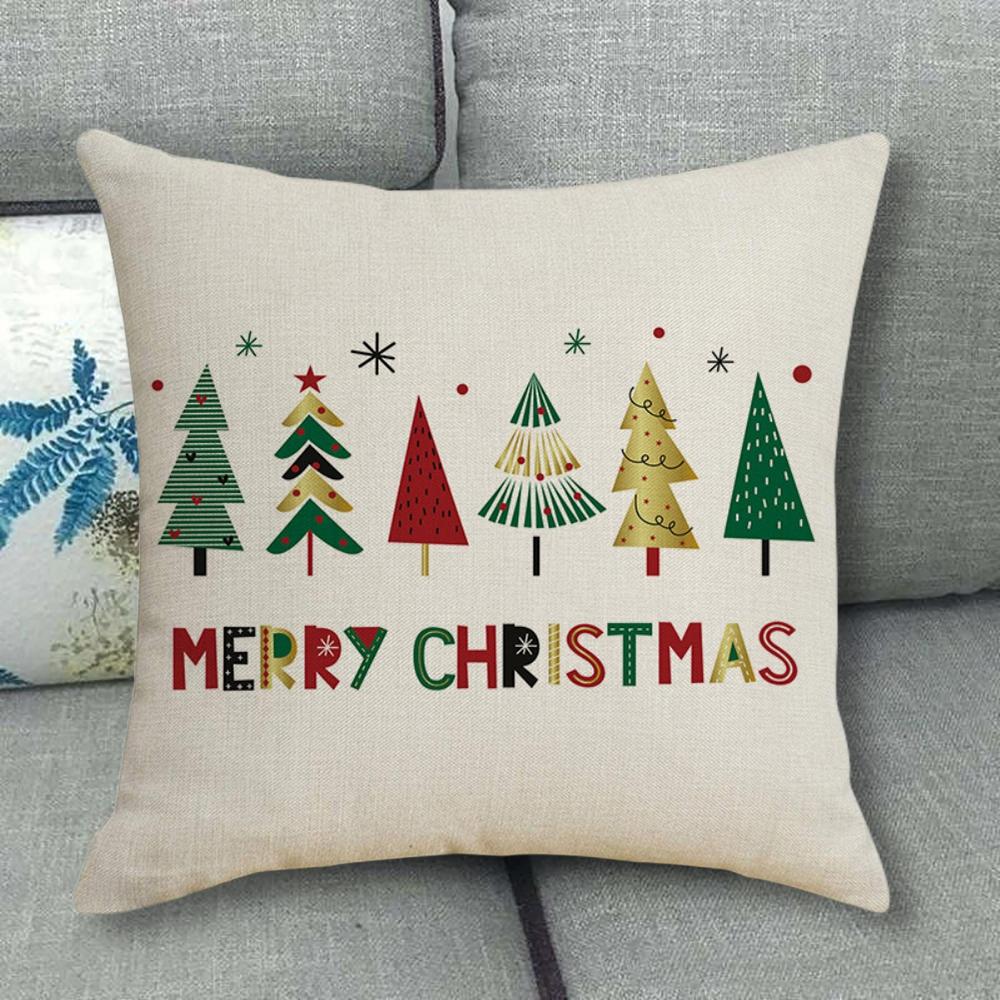 Christmas Pillow Cover - Linen & Cotton