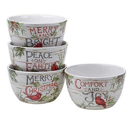 Evergreen Christmas Dinnerware Set for 4