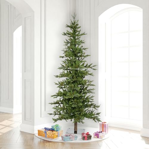 8' Shawnee Fir Artificial Christmas Tree - Natural Wood Trunks