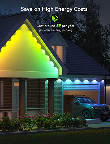 Smart RGBIC Outdoor Lights for Holiday Fun