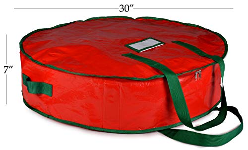 Heavy Duty 30" Christmas Wreath Storage Container