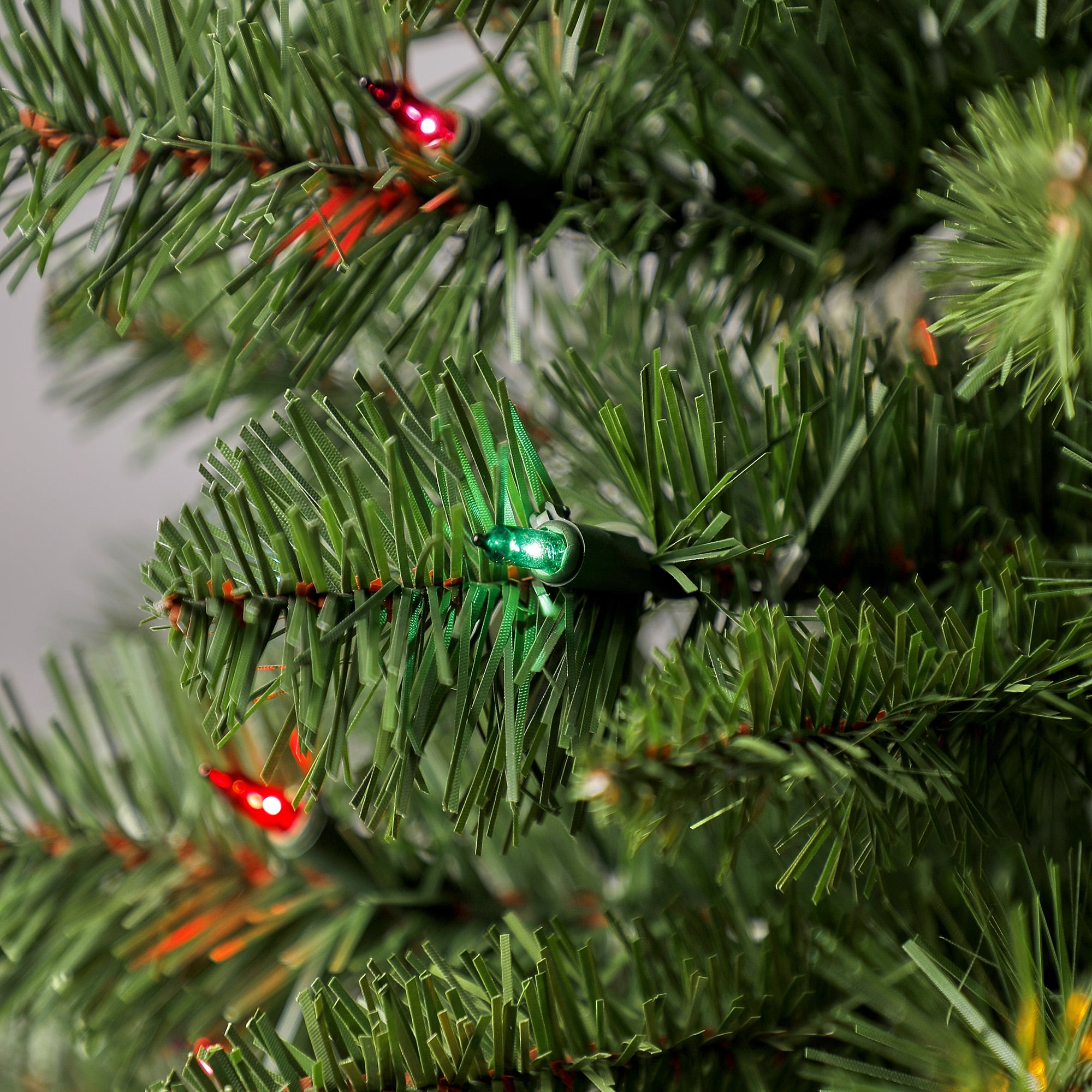 3ft Pre-Lit Christmas Tree with Multicolor Lights