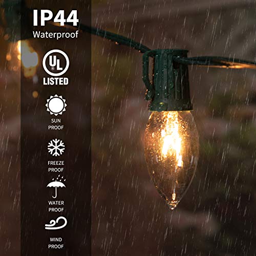 Vintage Outdoor C9 Christmas Light String -50ft