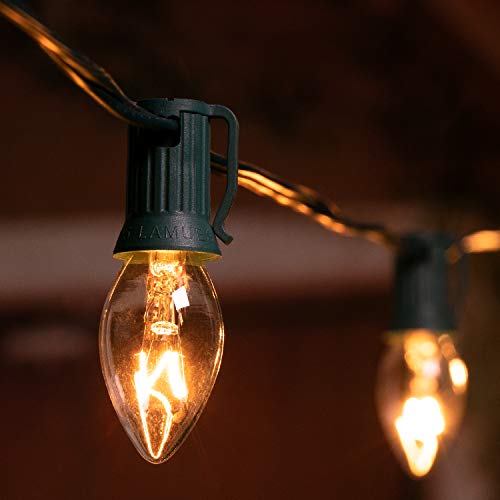 Vintage Outdoor C9 Christmas Light String -50ft