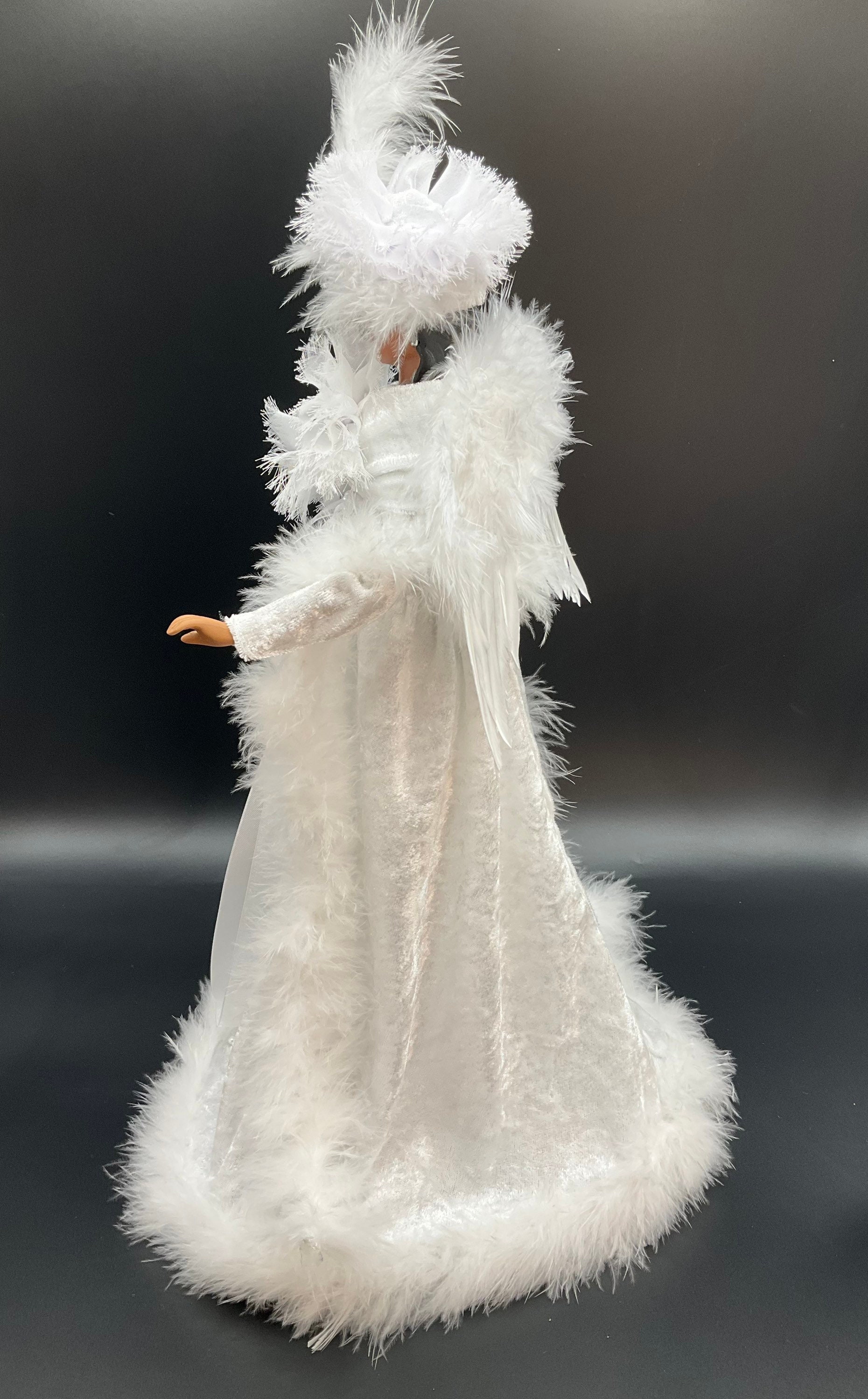 Luxury African American Angel Tree Topper