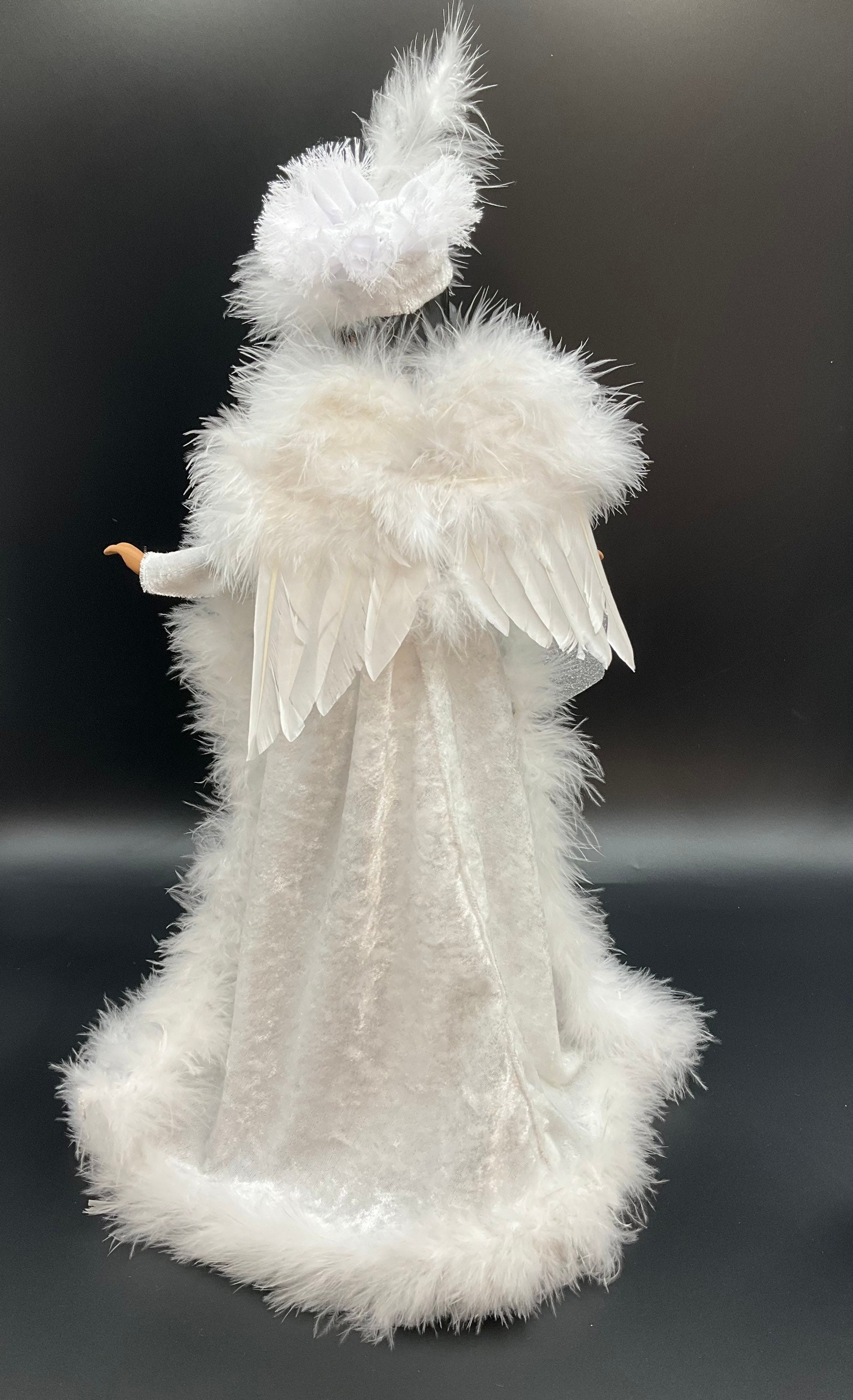 Luxury African American Angel Tree Topper