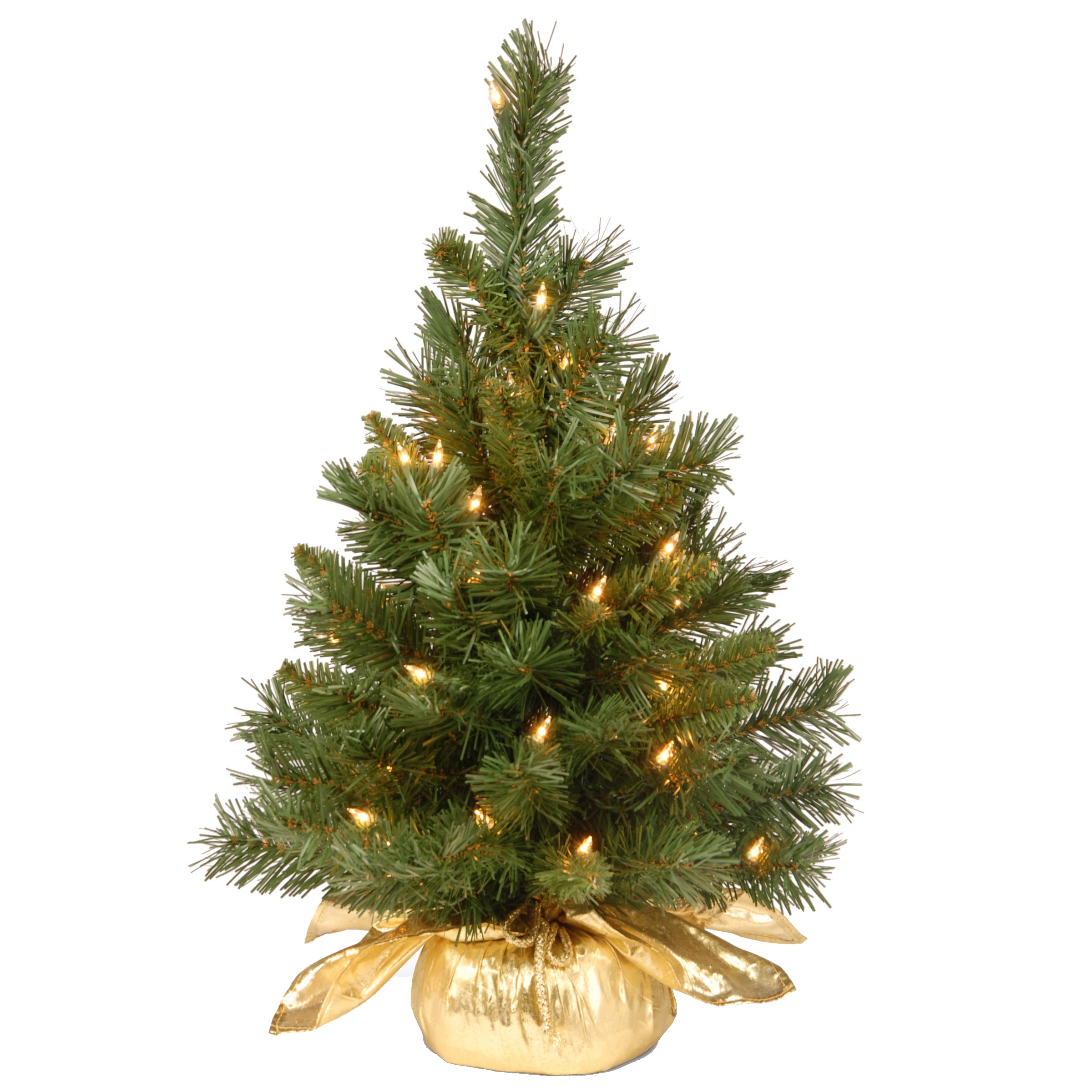 24" Majestic Fir Tree with Clear Lights for Christmas