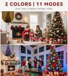 6ft Pre-lit Artificial Christmas Tree with Remote