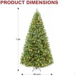 7.5 ft Prelit Christmas Tree with 450 Lights