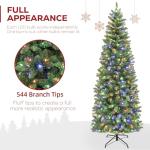 6ft Prelit Slim Christmas Tree with 200 LED Lights