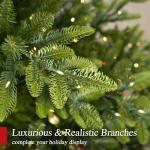 7.5 ft Prelit Artificial Christmas Tree with 450 LED Lights