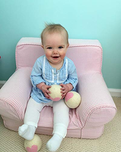 6 Handmade Eco-Friendly Wool Dryer Balls Set