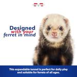 15-Foot Interactive Tunnel for Ferrets and Pets
