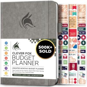 Clever Fox Eco-Friendly Budget Planner Notebook