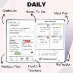 Eco-Friendly Wellness Planner & Food Log Journal