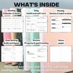 Eco-Friendly Wellness Planner & Food Log Journal