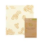 Bee's Wrap Medium Beeswax Wrap, Beige Print 35x28 cm