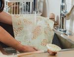 Bee's Wrap Medium Beeswax Wrap, Beige Print 35x28 cm