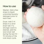 Eco-Friendly Wool Dryer Balls & Laundry Blends Set