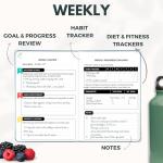 Eco-Friendly Wellness Planner & Food Log Journal
