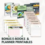 Eco-Friendly Wellness Planner & Food Log Journal