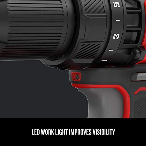 CRAFTSMAN V20 Cordless Drill/Driver Kit, 1/2 inch